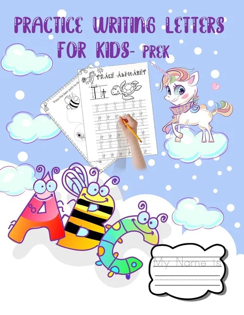 Practice Writing Letters for Kids Prek: Shapes, and letter tracing books for kids ages 3-5. Over 115 pages. learning to write for preschoolers from ea - Paperback