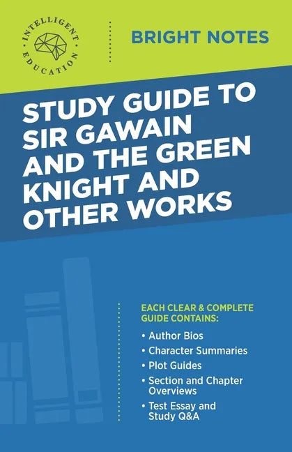 Study Guide to Sir Gawain and the Green Knight and Other Works - Paperback