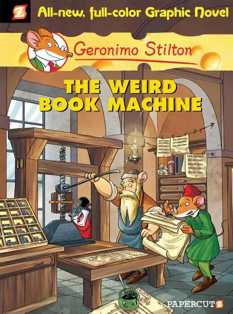 Geronimo Stilton Graphic Novels #9: The Weird Book Machine - Hardcover