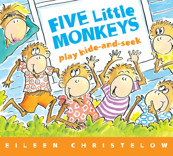 Five Little Monkeys Play Hide and Seek Board Book - Board Book