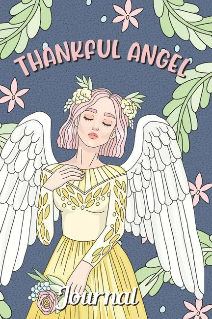 Thankful Angel Journal: 30 Days Coloring Journal with Writing Prompt - Paperback