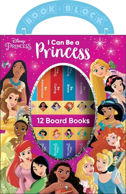 Disney Princess: I Can Be a Princess 12 Board Books - Board Book
