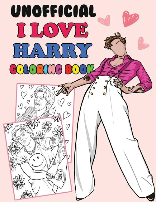 Unofficial I Love Harry Coloring Book: Harry S Fan Gift Coloring Book - Paperback