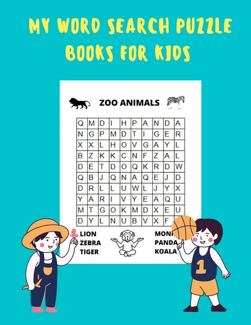 My Word Search Puzzle Books For Kids: word searches for Clever kids ages 6-8, Wordsearches For Second Grade, 60 Large Print Word Search Puzzles, Words - Paperback