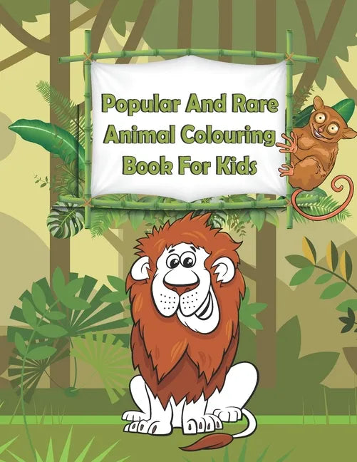 Popular And Rare Animal Colouring Book For Kids - Paperback
