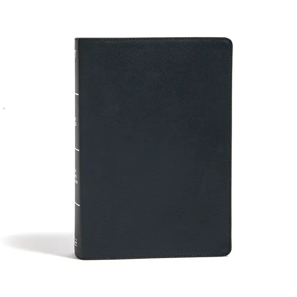 KJV Super Giant Print Reference Bible, Black Genuine Leather - Leather