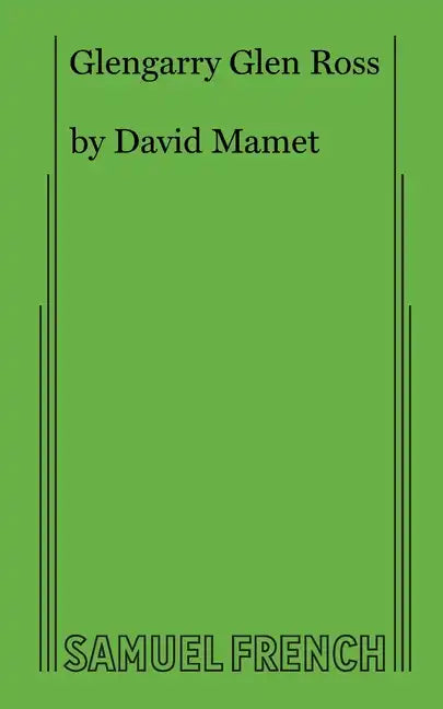 Glengarry Glen Ross - Paperback