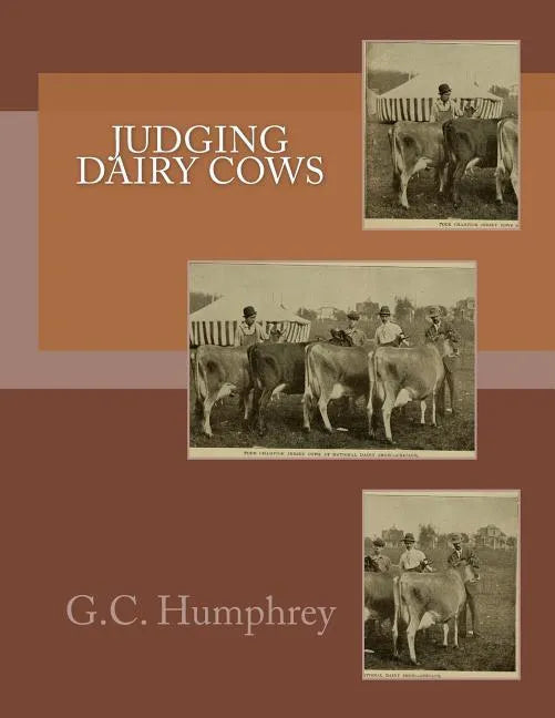 Judging Dairy Cows - Paperback