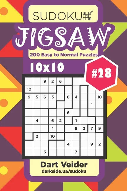 Sudoku Jigsaw - 200 Easy to Normal Puzzles 10x10 (Volume 28) - Paperback