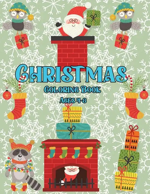 Christmas Coloring Book for Kids 4-8 ages: Xmas Symbols to Color for Children - Paperback