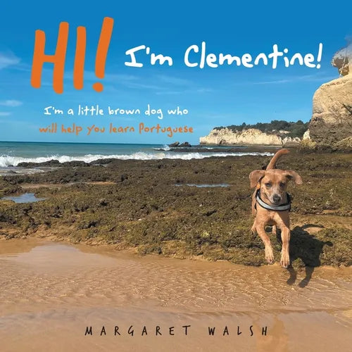 Hi! I'm Clementine!: I'm a little brown dog who will help you learn Portuguese - Paperback