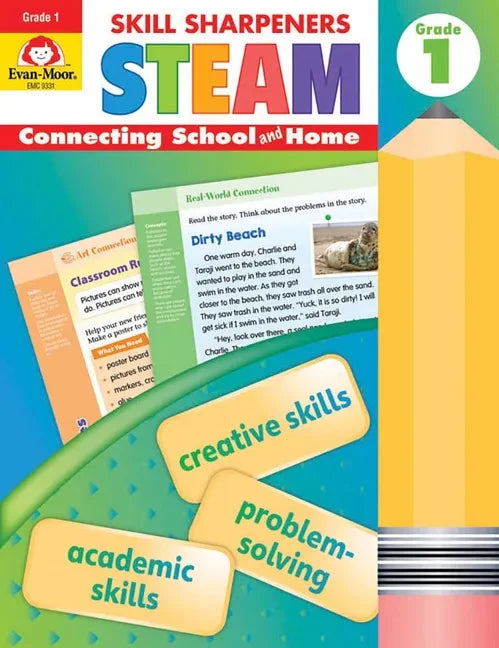 Skill Sharpeners: Steam, Grade 1 Workbook - Paperback