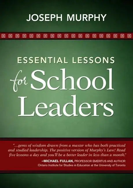 Essential Lessons for School Leaders - Paperback