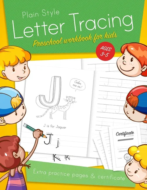 Letter Tracing Preschool workbook for kids ages 3-5: Learn to write activity workbooks, abc alphabet writing paper lines. Kindergarten preschoolers ha - Paperback