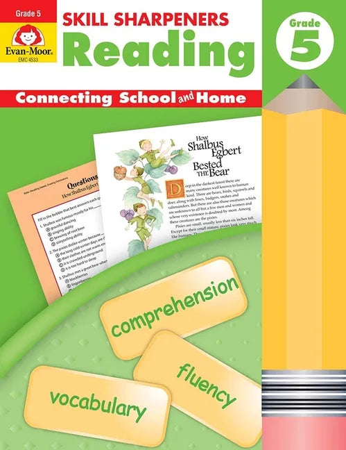 Skill Sharpeners: Reading, Grade 5 Workbook - Paperback