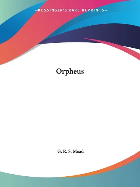 Orpheus - Paperback