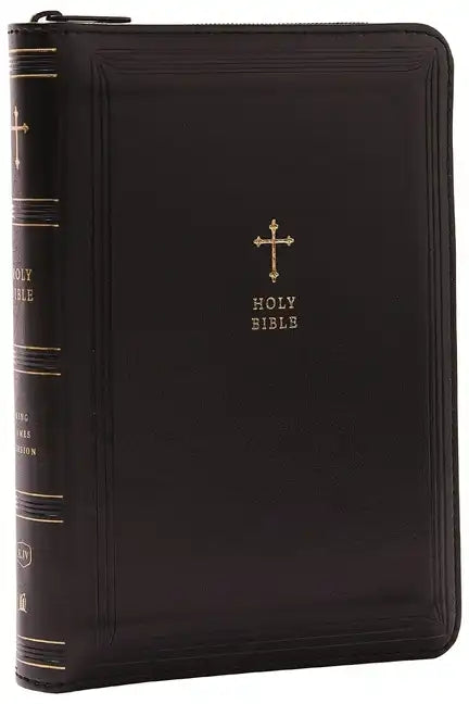 KJV Holy Bible: Compact with 43,000 Cross References, Black Leathersoft with Zipper, Red Letter, Comfort Print: King James Version - Imitation Leather