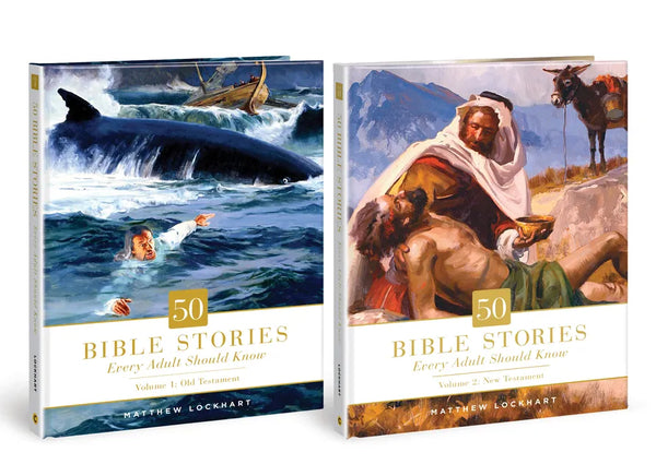 50 Bible Stories Every Adult Should Know: Two-Volume Set - Hardcover