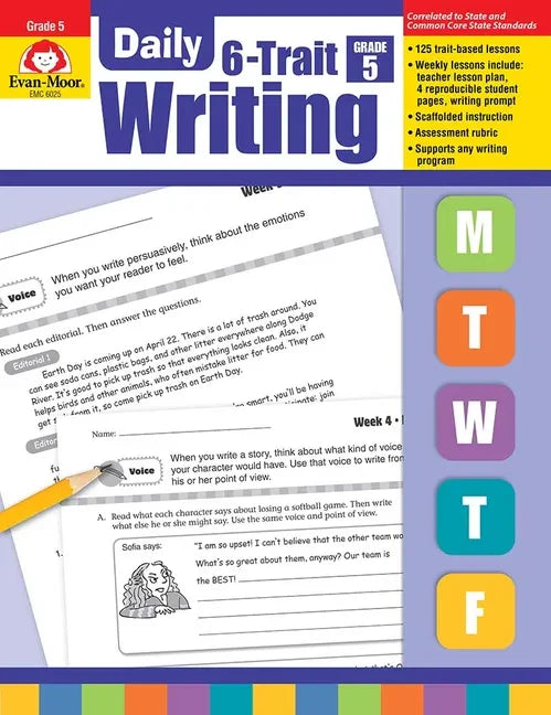 Daily 6-Trait Writing, Grade 5 Teacher Edition - Paperback