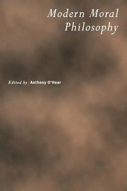 Modern Moral Philosophy - Paperback