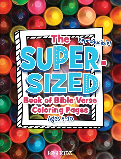 The Super-Sized Book of Bible Verse Coloring Pages - Paperback