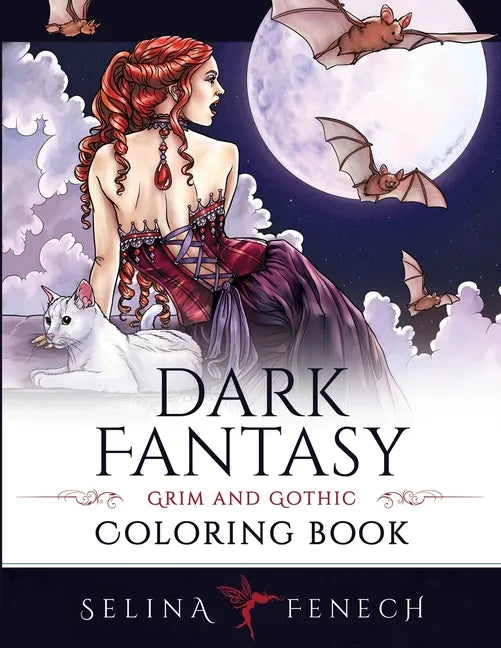 Dark Fantasy Coloring Book - Paperback