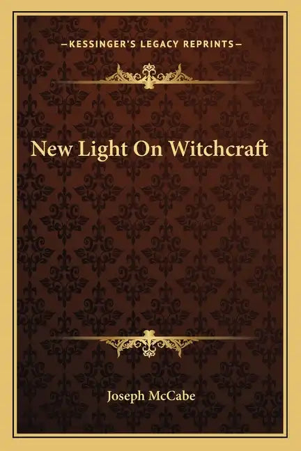 New Light on Witchcraft - Paperback