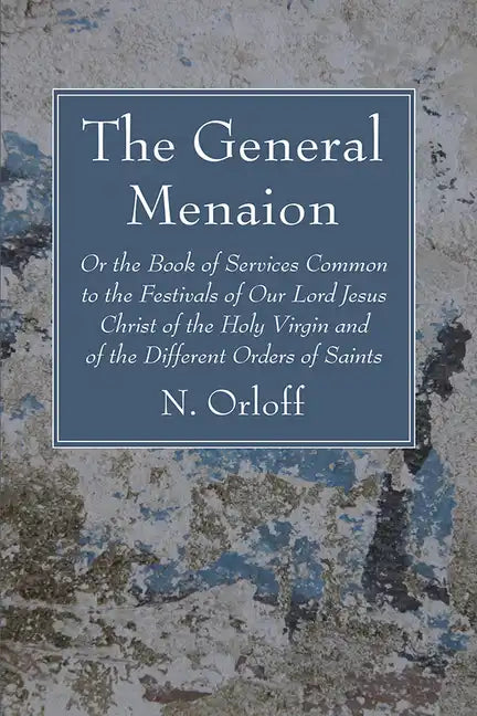 The General Menaion - Paperback