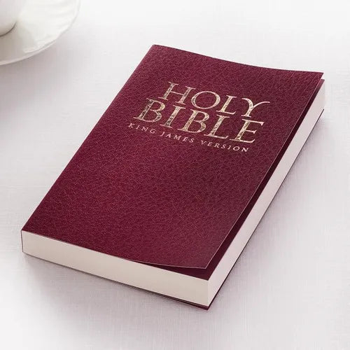 KJV Budget Gift & Award Soft Cover Burgundy - Paperback