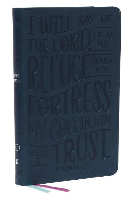 KJV Holy Bible: Thinline Youth Edition, Teal Leathersoft, Red Letter, Comfort Print: King James Version (Verse Art Cover Collection): Holy Bible, King - Imitation Leather