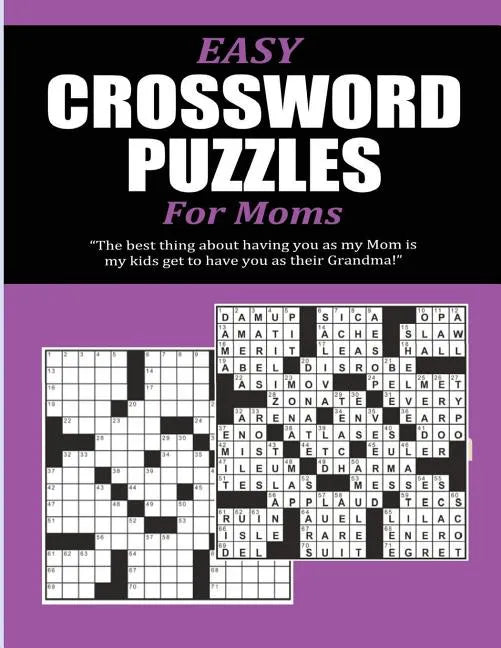Easy Crossword Puzzles for Moms - Paperback