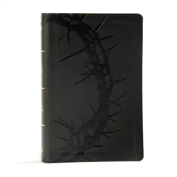 KJV Large Print Personal Size Reference Bible, Charcoal Leathertouch Indexed - Imitation Leather