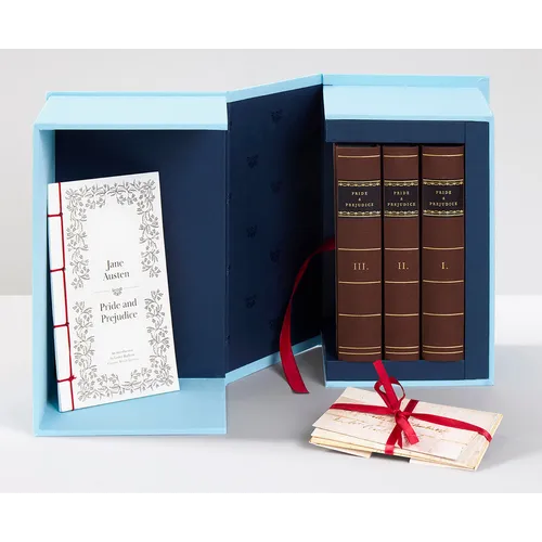 Pride and Prejudice (British Library Deluxe Facsimile Edition): A Novel. in Three Volumes. - Hardcover