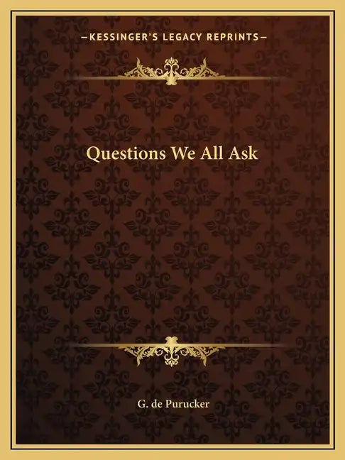 Questions We All Ask - Paperback