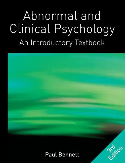 Abnormal and Clinical Psychology: An Introductory Textbook - Paperback