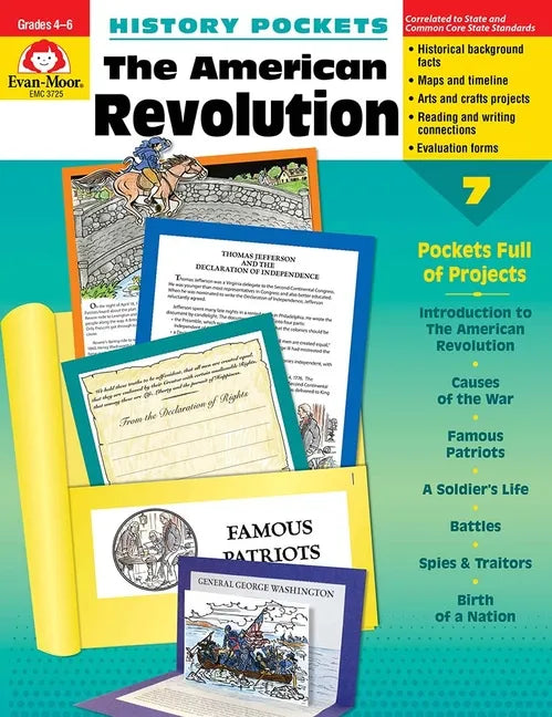 History Pockets: The American Revolution, Grade 4 - 6 Teacher Resource - Paperback