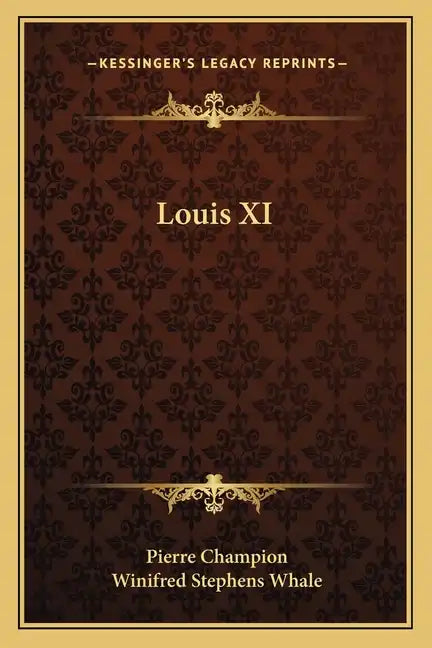 Louis XI - Paperback