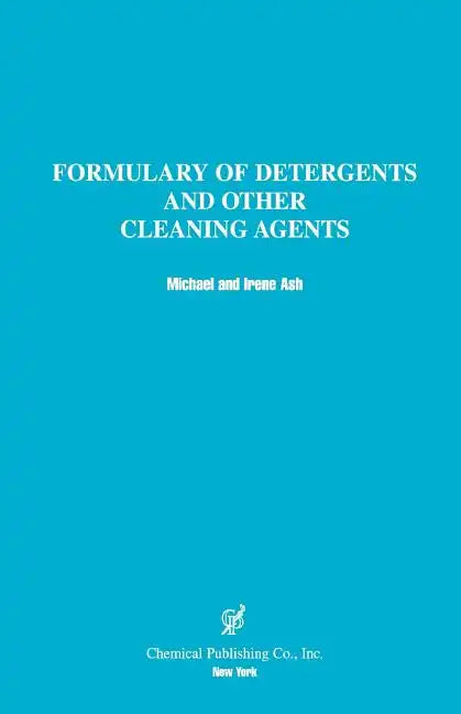 Formulary of Detergents & Other Cleaning Agents - Paperback