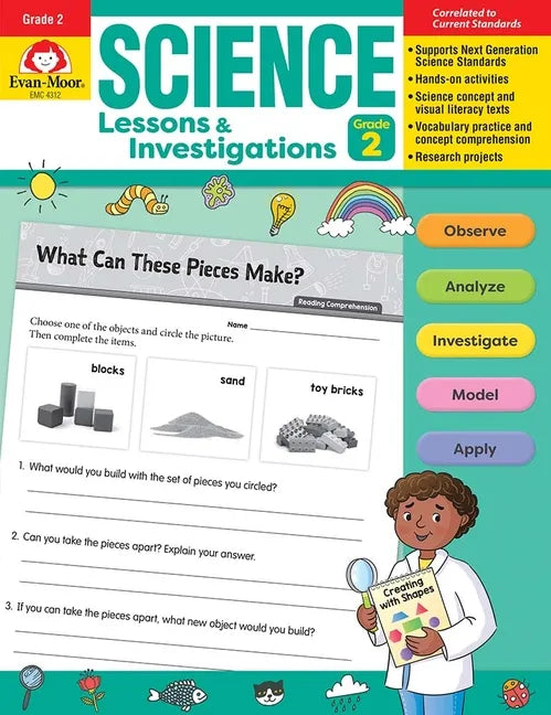 Science Lessons and Investigations, Grade 2 Teacher Resource - Paperback