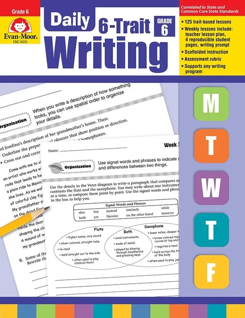 Daily 6-Trait Writing, Grade 6 Teacher Edition - Paperback
