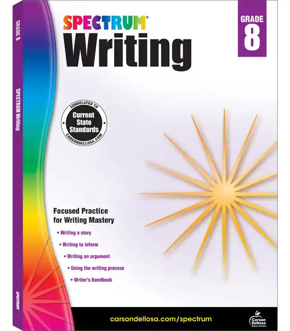 Spectrum Writing, Grade 8: Volume 42 - Paperback