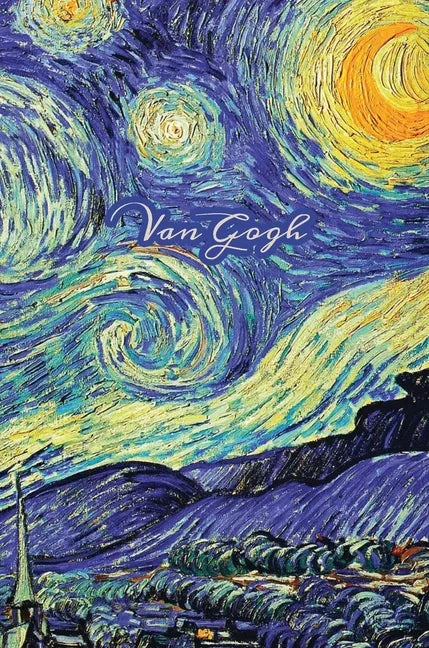 Van Gogh: Starry Night Painting, Hardcover Journal Writing Notebook Diary with Dotted Grid, Lined, Blank, Vintage Paper Style Pages - Hardcover
