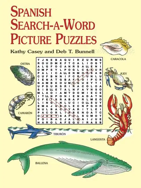 Spanish Search-A-Word Picture Puzzles - Paperback