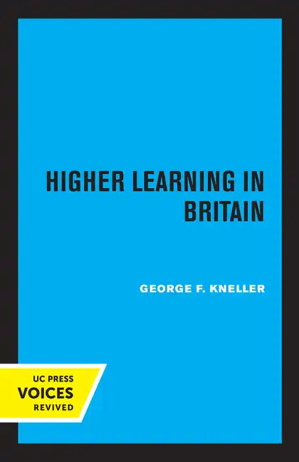 Higher Learning in Britain - Paperback