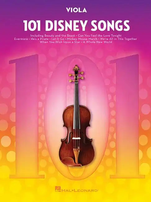 101 Disney Songs for Viola - Paperback