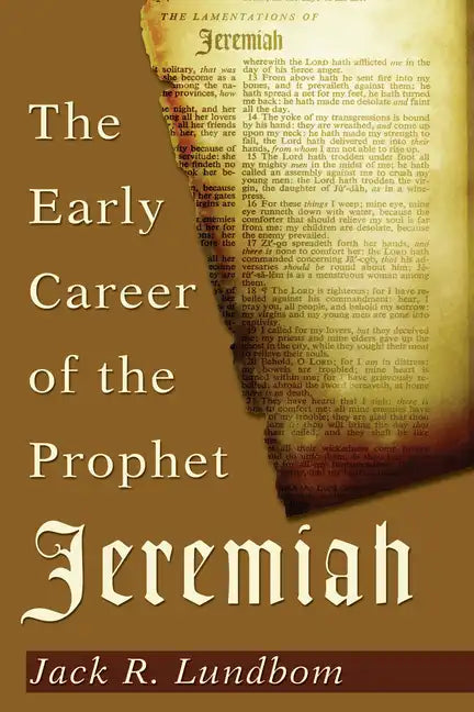 The Early Career of the Prophet Jeremiah - Paperback