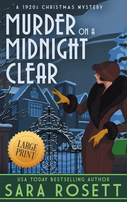 Murder on a Midnight Clear: A 1920s Christmas Mystery - Hardcover
