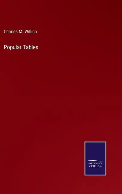 Popular Tables - Hardcover