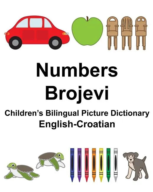 English-Croatian Numbers/Brojevi Children's Bilingual Picture Dictionary - Paperback