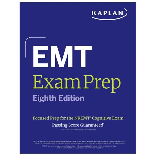 EMT Exam Prep, Eighth Edition: Focused Prep for the Nremt Cognitive Exam + One Full Length Practice Test (2026) - Paperback